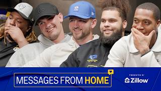 Rams Rookies Get Emotional Watching Videos From Their Families | Messages From Home @Zillow