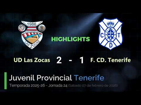 Highlights - UD. Las Zocas -  F. CD. Tenerife. Juvenil Provincial Tenerife