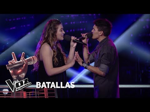 Lucía vs Mario - "Corazón Hambriento" - India Martínez  - Battles - La Voz Argentina 2018