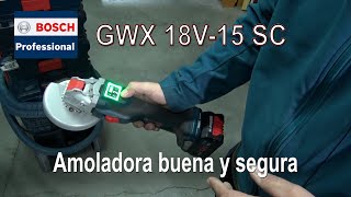 GWX 18V 15 SC Amoladora a batería. Unboxing e impresiones.