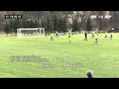 27.3.2016 Priechod - Repište 3:0 (0:0) GÓLY