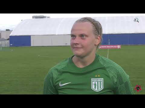 Tallinna FC Flora - Saku Sporting l NML 13. voor l Siret Räämeti intervjuu