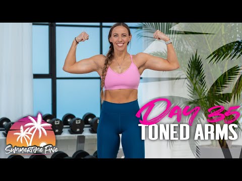 40 Minute Toned Arms Workout - Day 35 | Summertime Fine 2023