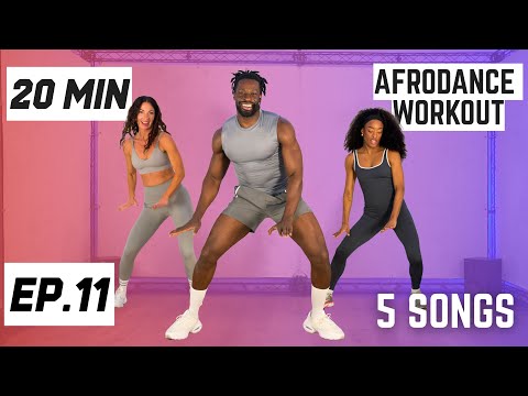 20-minütiges Afro-Dance-Fitness-Workout | Ganzkörpertraining ohne Geräte | Afroletics Folge 11