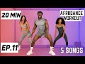 20 Min Afro Dance Fitness Workout No Equipment Full Body Afroletics Ep 11