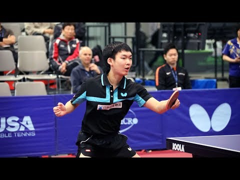 2017 US Open Table Tennis Championships - Men's Singles Round of 16 - Table 1 (Day 2 Morning)