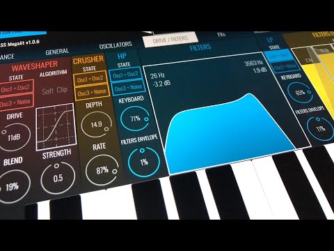 BLEASS Megalit Wavetable Synth - Let’s Take a Deep Dive - Tutorial for the iPad Version