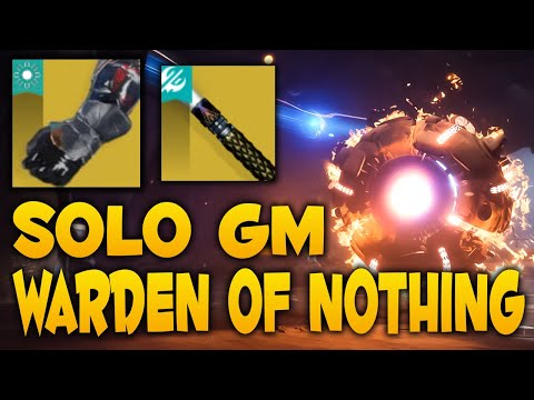 Unbroken Getaway Artist Warlock Build Dominates Solo GM Alert Warden of Nothing! Destiny 2 Renegades