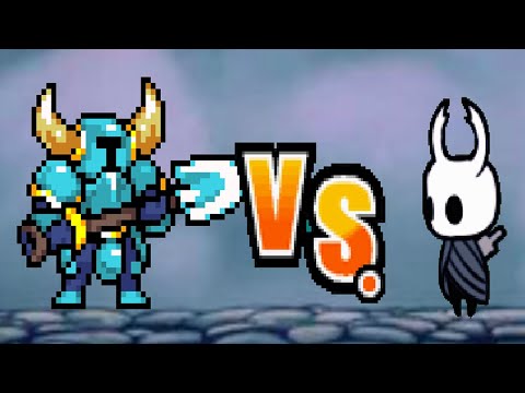 Hollow Knight vs Shovel Knight - Full Fight!