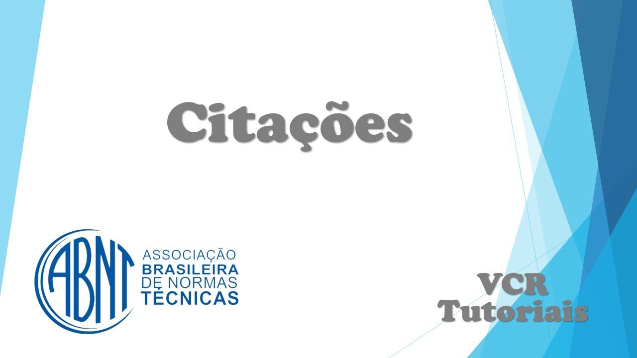 Como fazer citações ABNT