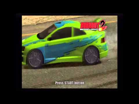 Burnout 2 PS2 Component Attract Mode