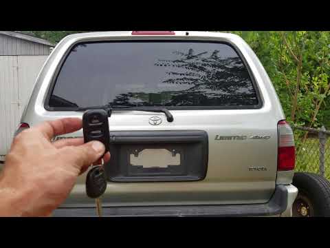 3rd Gen 4Runner rear window roll up with factory remote