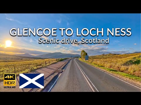 🏴󠁧󠁢󠁳󠁣󠁴󠁿 4K Driving from GLENCOE - LOCH NESS | AMAZING SCENIC DRIVE | #scenicdrive #scotland #glencoe