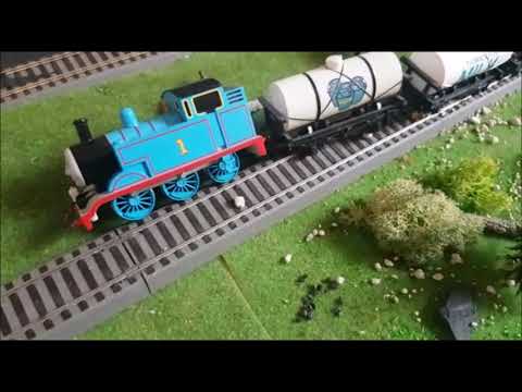 Thomas und seine Freunde Bachmann   Slow Motion Crash