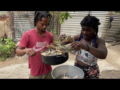Low budget vlog (crab and rice )St.Lucia🇱🇨