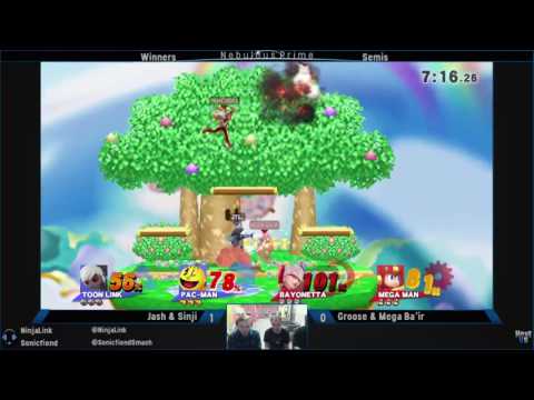 Nebulous Prime Sm4sh Doubles #60: Winners - Semis: Jash & Sinji vs. Groose & Mega Ba'ir