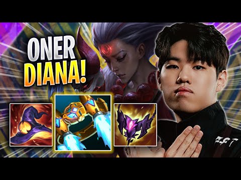 ONER IS A BEAST WITH DIANA! - T1 Oner Plays Diana JUNGLE vs Wukong! | Season 2023