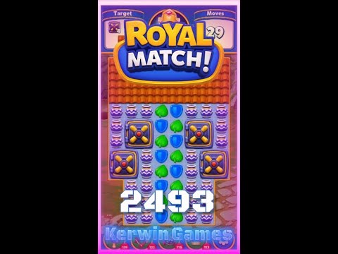 Royal Match Level 2493 - No Boosters Gameplay