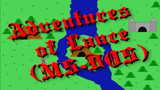 Adventures of Lance (MS-DOS) - A Very Short Adventure/Maze Game