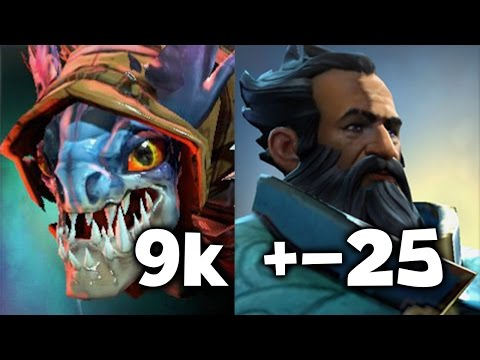 Miracle- Bye 9k MMR vs Attacker Kunkka Dota 2