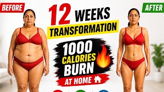 Full body weight loss exercises // No jumping/ No Running/ Burn 1000 calories at home