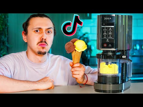 I'm testing the ice cream machine that set TikTok on fire.