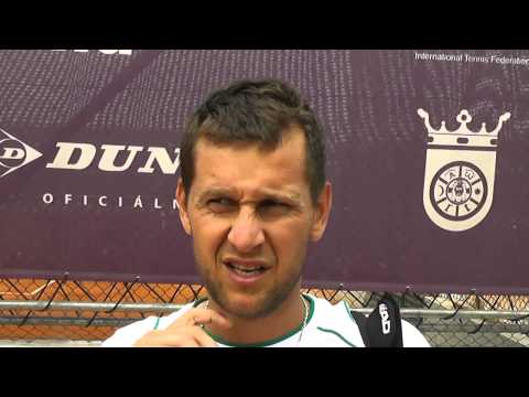 EMPIRE Futures Trnava 2014: 1.kolo dvojhry, Karol Beck - Jakub Filipský (CZE) 6:3, 6:2