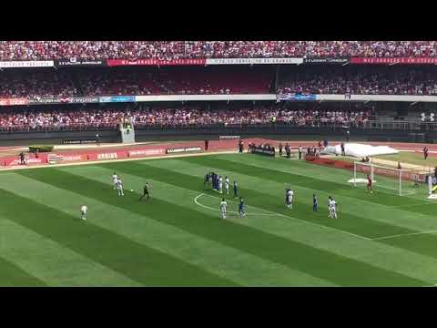 Gol de falta do Hernanes - SPFC 3x2 Cruzeiro - Campeonato Brasileiro 2017
