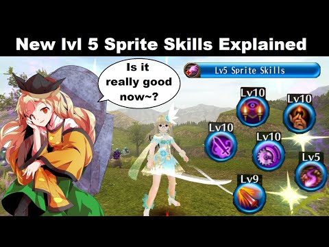 NEW lvl 5 Sprite Skills Explained! It's ACTUALLY Usable Now!?! | Toram Online