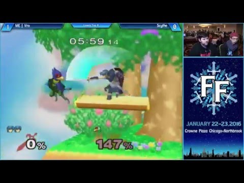 FF - ME|Vro(Marth) vs Scythe(Falco) - Melee Singles
