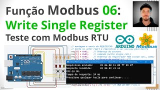 Protocolo Modbus Função 06 Write Single Register - Descrição e teste | Redes Industriais #modbus