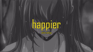Download lagu happier ~ olivia rodrigo (slowed   rain) mp3