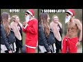 6 PACK Santa Picking Up Girls In 1 Second (SOCIAL EXPERIMENT)