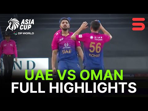 Match 7 | UAE vs Oman | Match Highlights | DP World Asia Cup 2025 | ZF1K