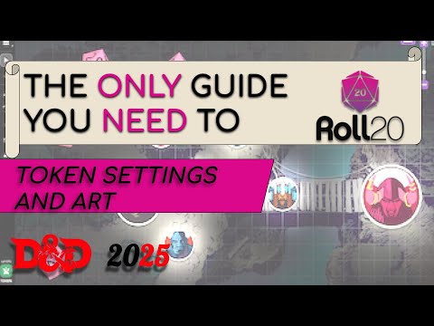 BEGINNER'S GUIDE TO ROLL20 (3 MINUTE VTT TUTORIAL) | TOKEN SETTINGS AND ART | DND 2025
