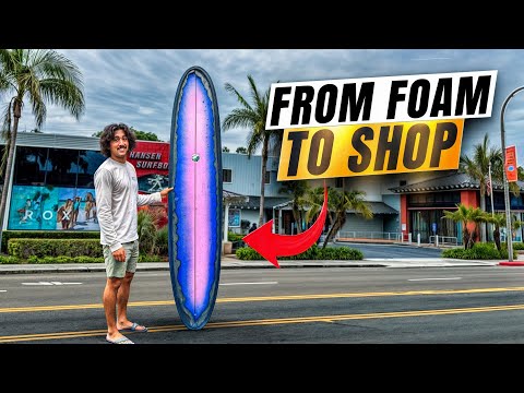From Foam to Shop // Zack Flores Shapes & Delivers Handmade Surfboards