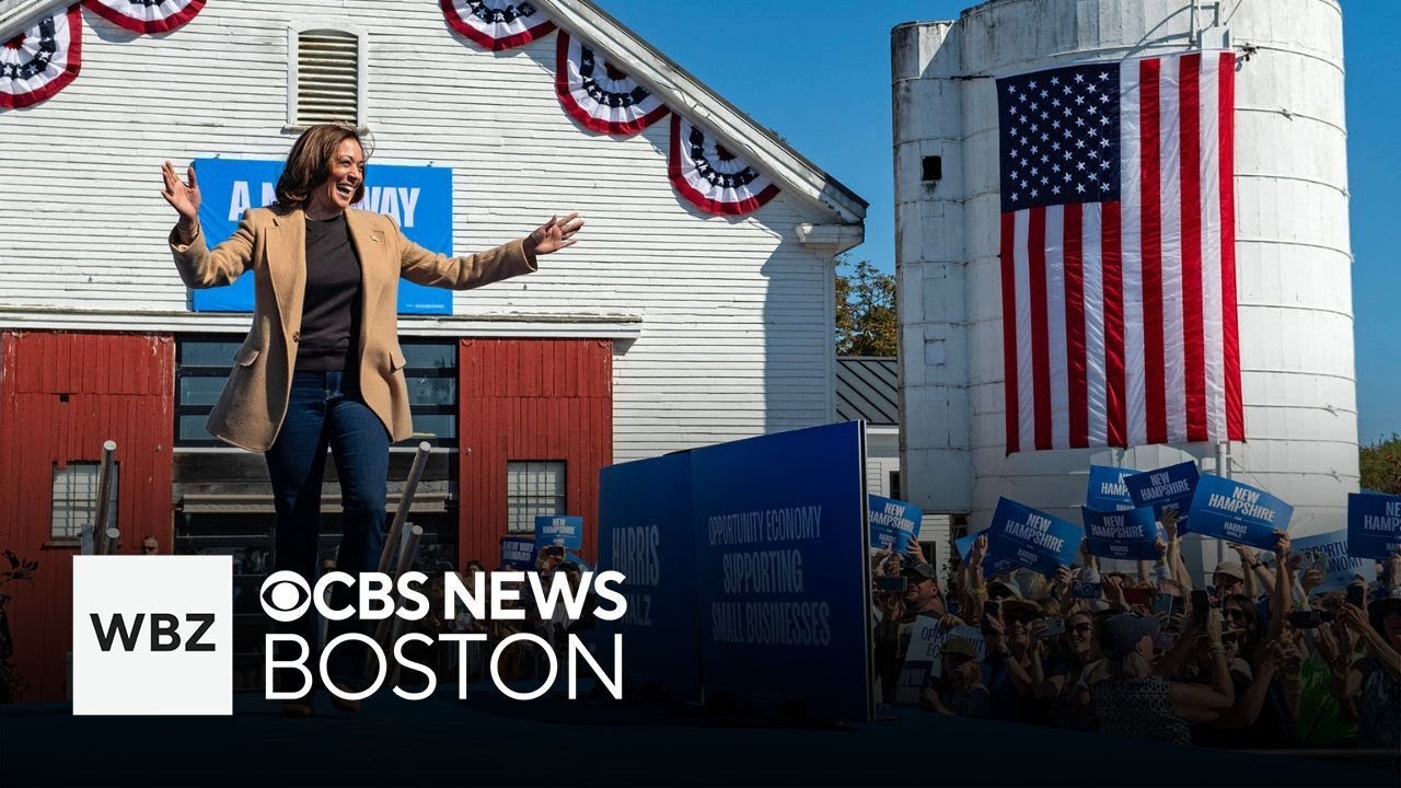 VP Kamala Harris campaigns in North Hampton, New Hampshire
