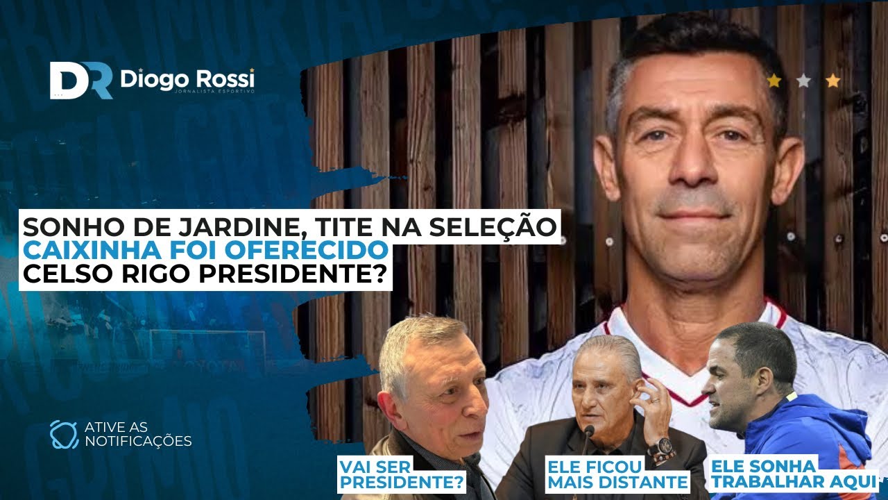 GRÊMIO PROCURA NOVO TÉCNICO: PEDRO CAIXINHA, ANDRÉ JARDINE, TITE | CELSO RIGO PRESIDENTE?