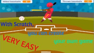 Programming in Scratch - baseball game