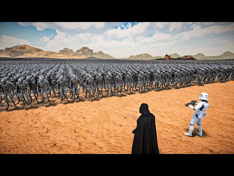 STORMTROOPER & DARTH VADER VS 1,000,000 ALIENS - Ultimate Epic Battle