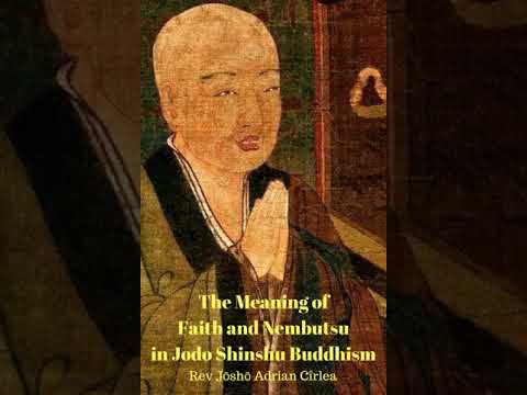 Elements of genuine faith: 1) to accept the actual literal existence of Amida Buddha & His Pure Land