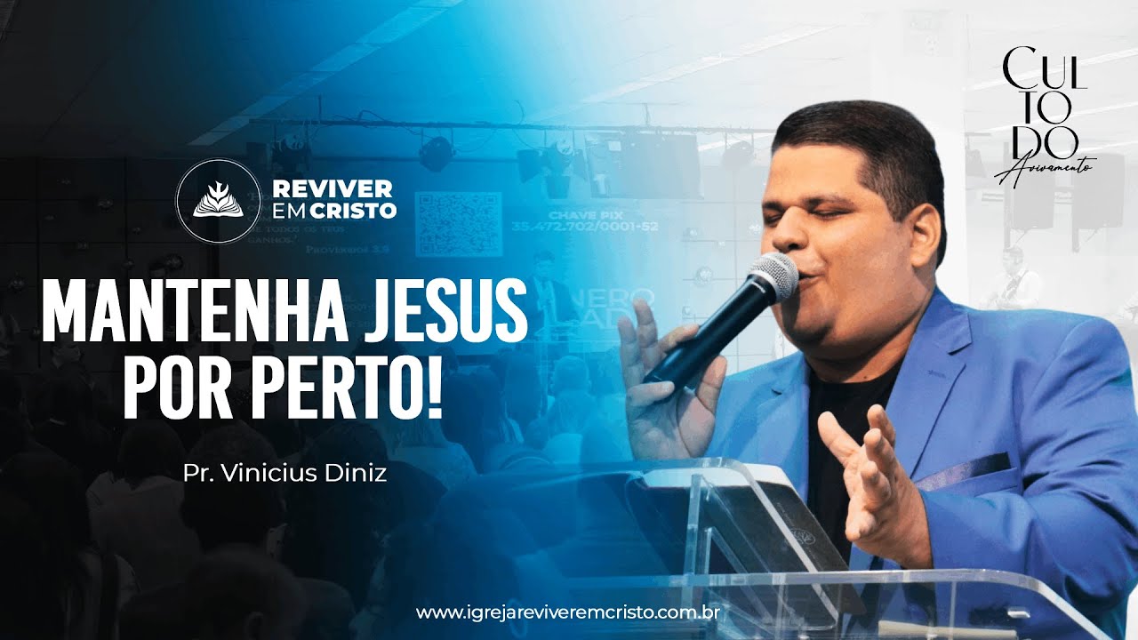 MANTENHA JESUS POR PERTO! | PR. VINICIUS DINIZ | REC ALAGOAS