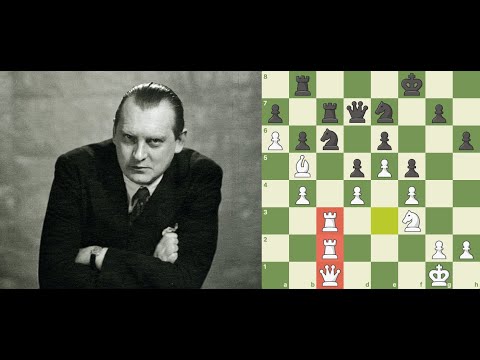 The legendary "Alekhine's gun!" A.Alekhine vs A. Nimzowitsch -San Remo, 1930