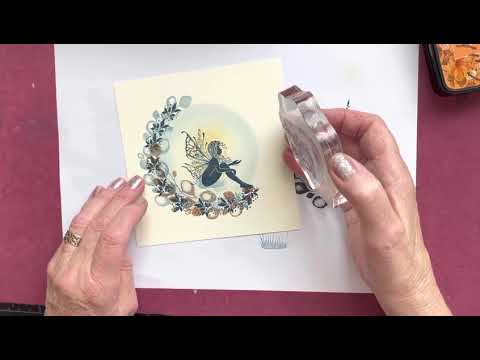 Lavinia Stamps - Beautiful Quinn and the Floral Wreath.