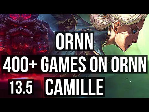 ORNN vs CAMILLE (TOP) | 6/3/17, 400+ games | KR Grandmaster | 13.5