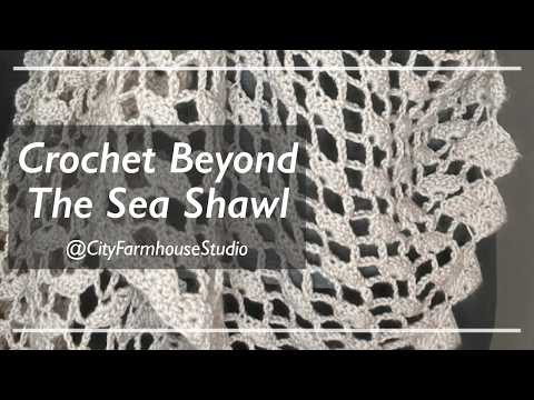 ✨ Crochet Beyond the Sea Shawl - Pattern Tutorial✨