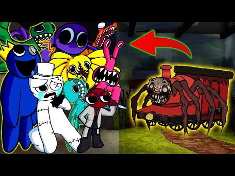 New Rainbow Friends VS Choo Choo Charles (New Characters) 🎶 New Choo-Choo Charles (FNF Mod)