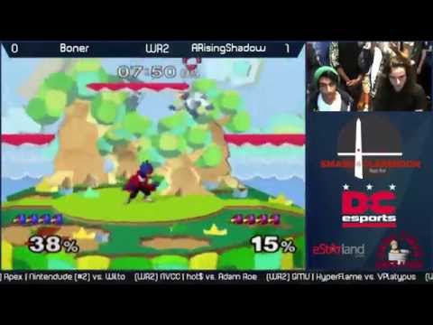 Smash @ Clarendon (10/10/2014) WR2 - Boner vs. ARisingShadow