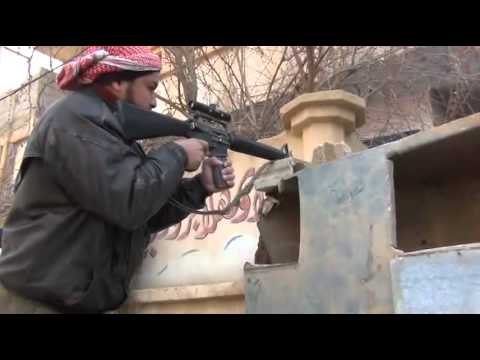 قنص عناصر النظام من قبل لواء أحفاد علي في دير الزور