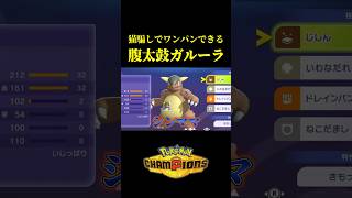 【ねこだましでワンパン！？】夢の腹太鼓メガガルーラが最強すぎたｗｗ【Pokémon Champions】